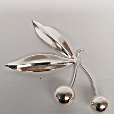 Broche de Olivo en plata