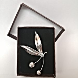 Broche de Olivo Plata