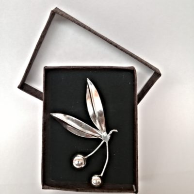 Broche de Olivo en plata