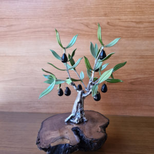 Olivo Pequeño con base de madera