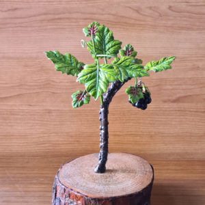 Parra pequeña en base de madera