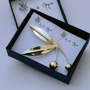 Broche de Olivo Plata