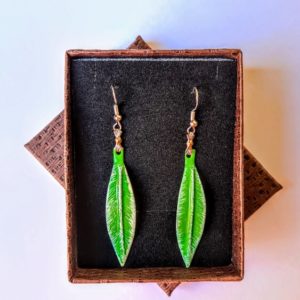 Pendiente Hoja de Olivo