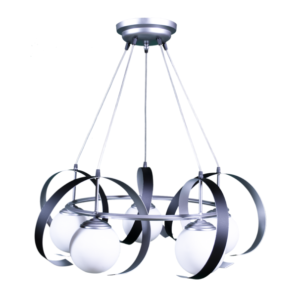 Lámpara Átomo de 5 luces