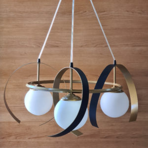 Lámpara Átomo de 3 luces