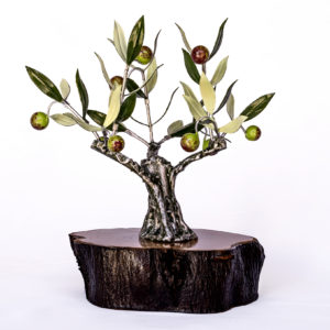 Olivo Pequeño con base de madera