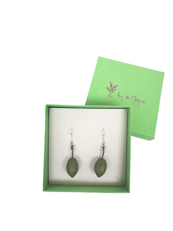 Pendientes artesanales inspirados en la aceituna picual - Imagen 3