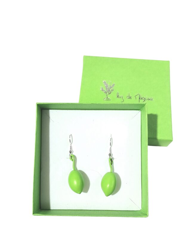 Pendientes artesanales inspirados en la aceituna picual - Imagen 2