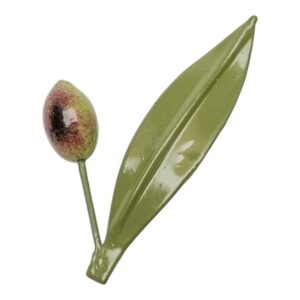 Pin hoja y aceituna picual envero